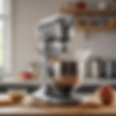 Durable Stand Mixer Design A robust stand mixer showcasing its durable design and construction.