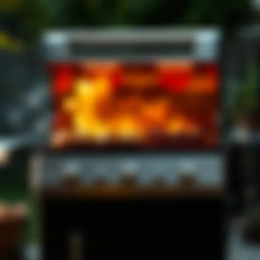 Advanced Technology in Power Grills A sleek power grill showcasing its advanced technology