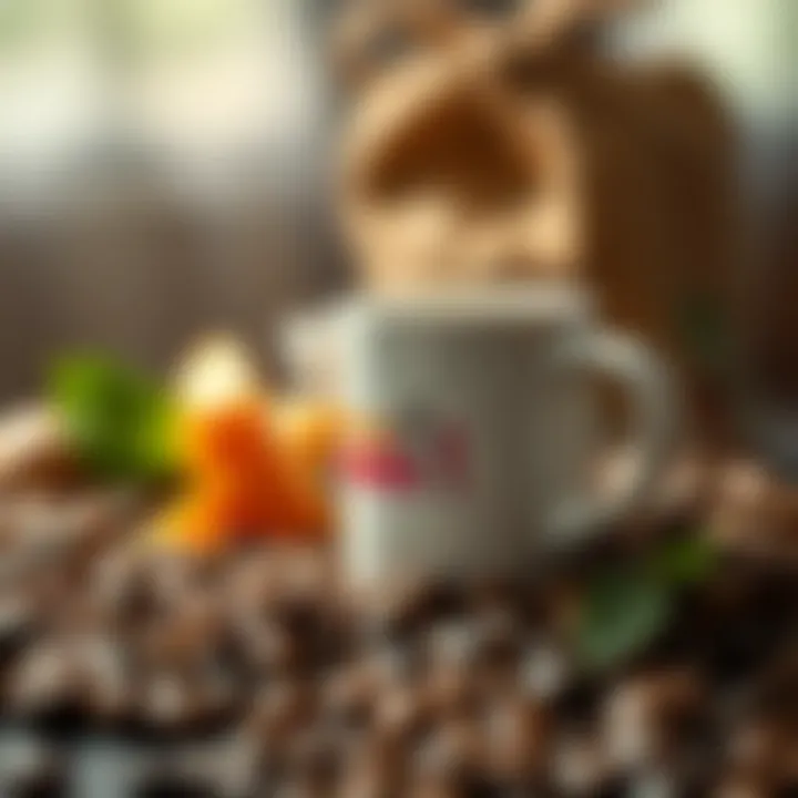 Sustainable Sourcing of Coffee Beans Coffee beans sourced from sustainable farms