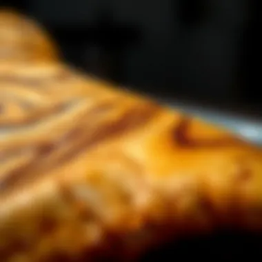 Intricate Marble Texture of Tomahawk Bone Close-up of the marbled texture of a tomahawk bone, showcasing its rich flavor potential