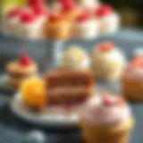 Inventive Desserts Using Cake Mix A vibrant array of inventive desserts made with cake mix, showcasing creativity and flair.