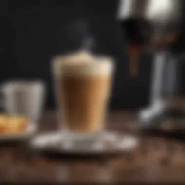 Artisan Brewed Vertuo Coffee Artisan coffee brewed using the Vertuo system, highlighting its rich crema