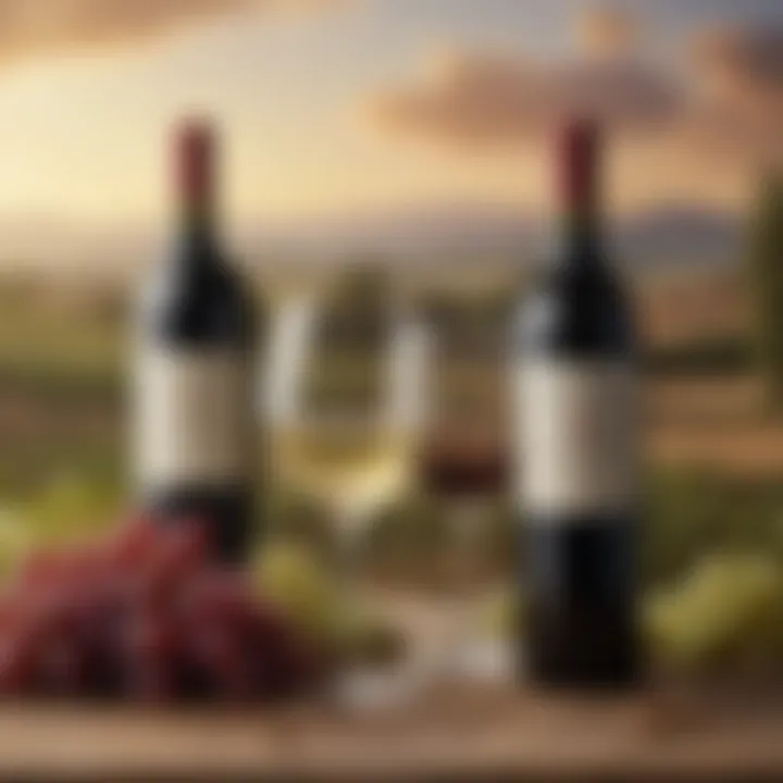 An assortment of global wines showcasing diverse regions.