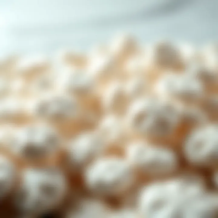 A vibrant marketing poster for a famous white candy brand, highlighting its unique appeal