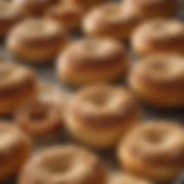 Delicious baked goods topped with turbinado sugar