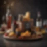 An elegantly arranged gift set featuring artisanal products