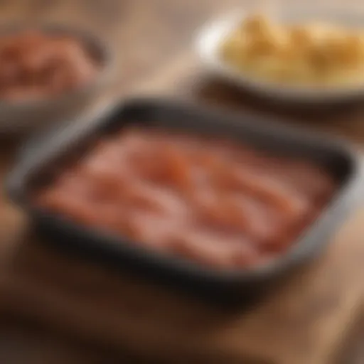 Microwave bacon pan showcasing innovative design