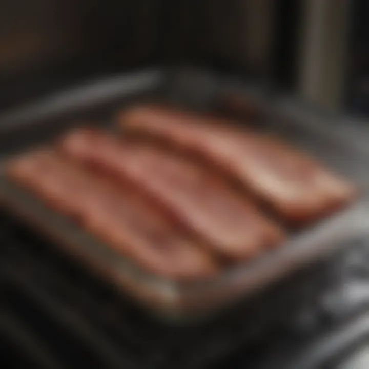 Perfectly cooked bacon in a microwave pan