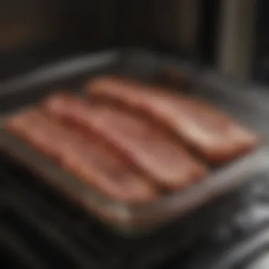 Perfectly Cooked Bacon in Microwave Perfectly cooked bacon in a microwave pan