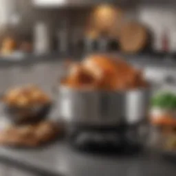 Large turkey fryer pot showcasing versatility in the kitchen