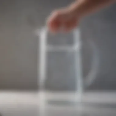 User-friendly water jug featuring an ergonomic design