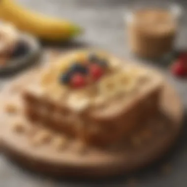 Wholesome Toast with Nut Butter and Fruit Whole grain toast with almond butter and banana