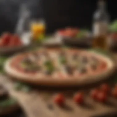 Fresh Ingredients for Perfect Pizza Creations An assortment of fresh ingredients ready for pizza
