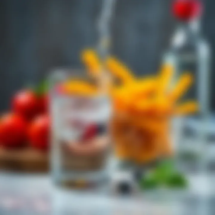 Various contaminants in water