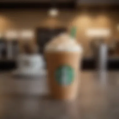 Coffee and GPS: Finding Your Nearest Starbucks A coffee cup with a GPS marker