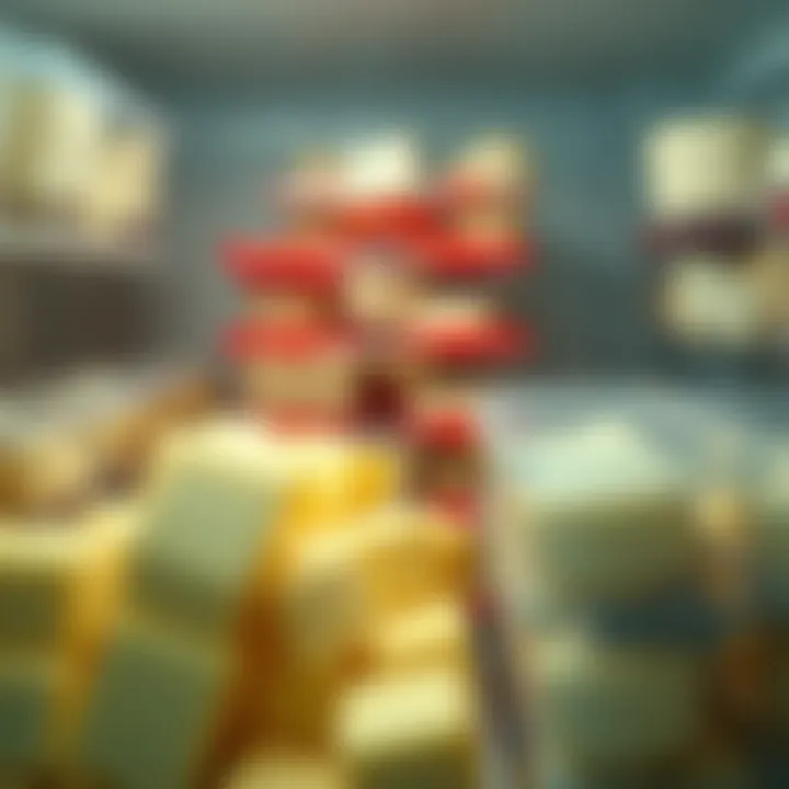 Organized Storage of Mozzarella in Freezer Containers filled with mozzarella cheese in a freezer showcasing organized storage