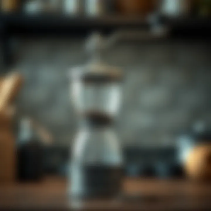 Stylish Vintage Coffee Grinder Unique coffee grinder with a vintage design