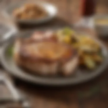 Perfectly Plated Ranch Pork Chops Perfectly plated ranch pork chops with sides