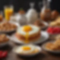 A vibrant spread of various egg-based breakfast options showcasing creativity and nutrition.