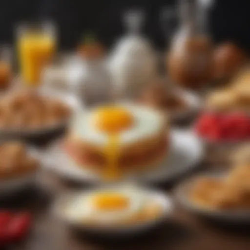 A vibrant spread of various egg-based breakfast options showcasing creativity and nutrition.