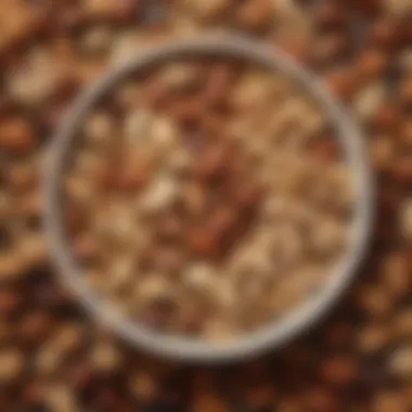 Close-up of assorted nuts and seeds in a bowl