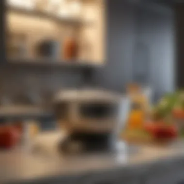 Elegant Kitchenware Display Elegant display of premium kitchenware and gadgets