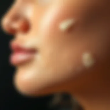 Healthy skin texture comparison