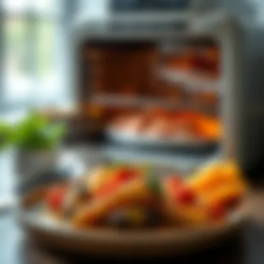 Gourmet Culinary Creation Gourmet dish prepared using the June Cooking Oven