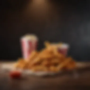 A comparison of KFC's fry offerings against a competitor