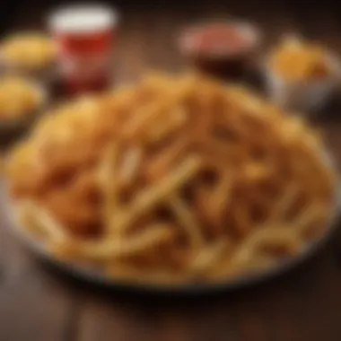 A platter featuring KFC's unique regional fries