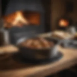 Elegant Lodge Dutch Oven on a rustic kitchen countertop