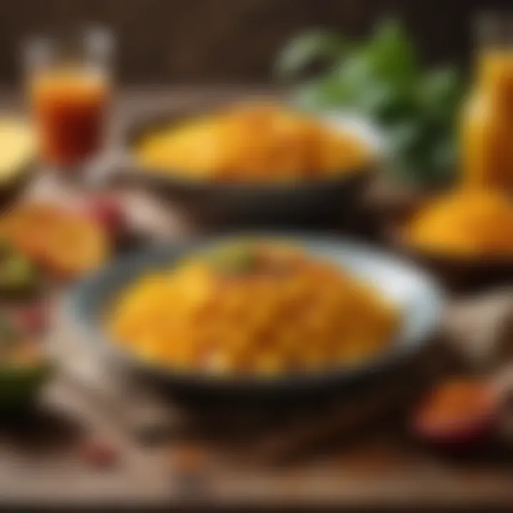 A colorful array of dishes enhanced with Mango Magic Seasoning