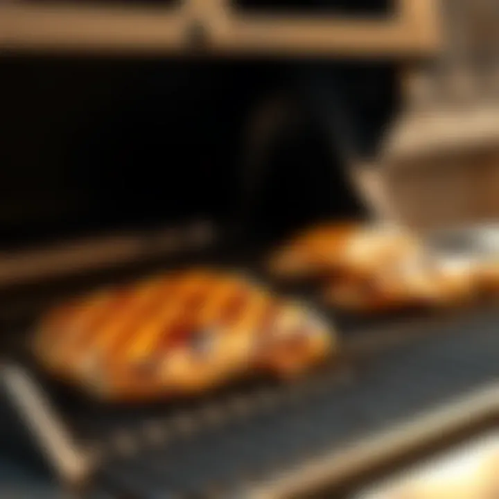 Perfect Grilling Temperature on Pellet Grill Pellet grill showcasing ideal grilling temperature