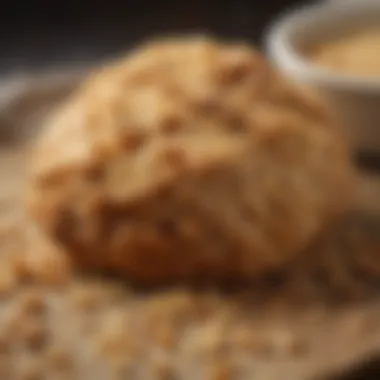 Savory Breading Ingredients Close-up of a seasoned breading mixture for pork chops