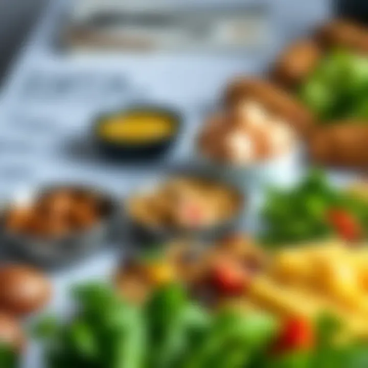 Weekly meal planning layout for a ketogenic diet.