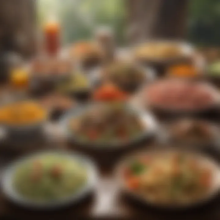 Nutritious dinner selections without cooking