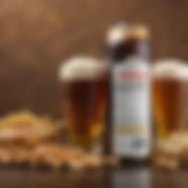 Comparative Analysis of Beer Carbohydrate Content Nutritional facts comparing carbohydrate content across popular beer brands.