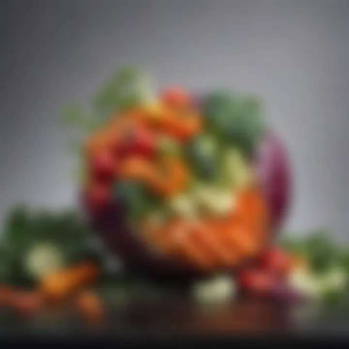 Colorful vegetables that support wellness