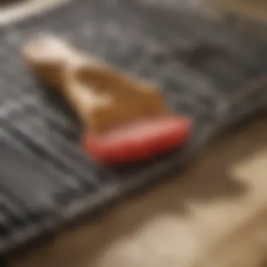 An array of eco-friendly cleaning tools arranged neatly on a countertop.