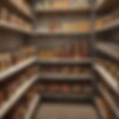 Pantry Organization for Potatoes and Onions Organized pantry bins for optimal vegetable storage