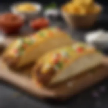 A variety of Taco Bell menu items to choose from