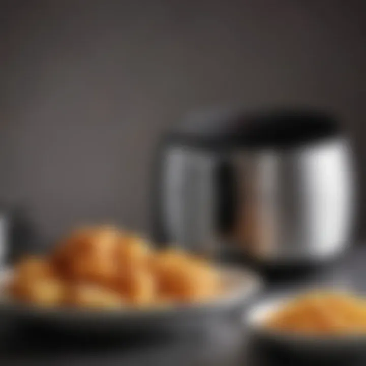 The Philips Premium Airfryer demonstrating its versatility with different cooking techniques