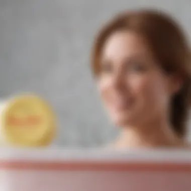 Close-up view of the airtight lid on a Pioneer Woman container