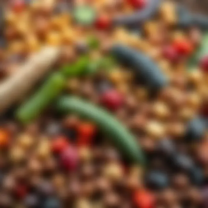 Vibrant assortment of legumes showcasing their variety and protein richness