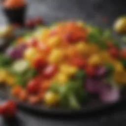 Vibrant pureed vegetable medley showcasing the color and texture