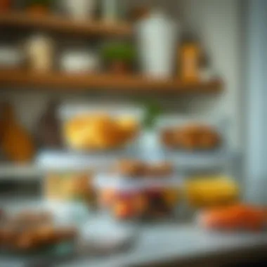 Innovative Storage Solutions Innovative storage solutions using Pyrex containers in the kitchen