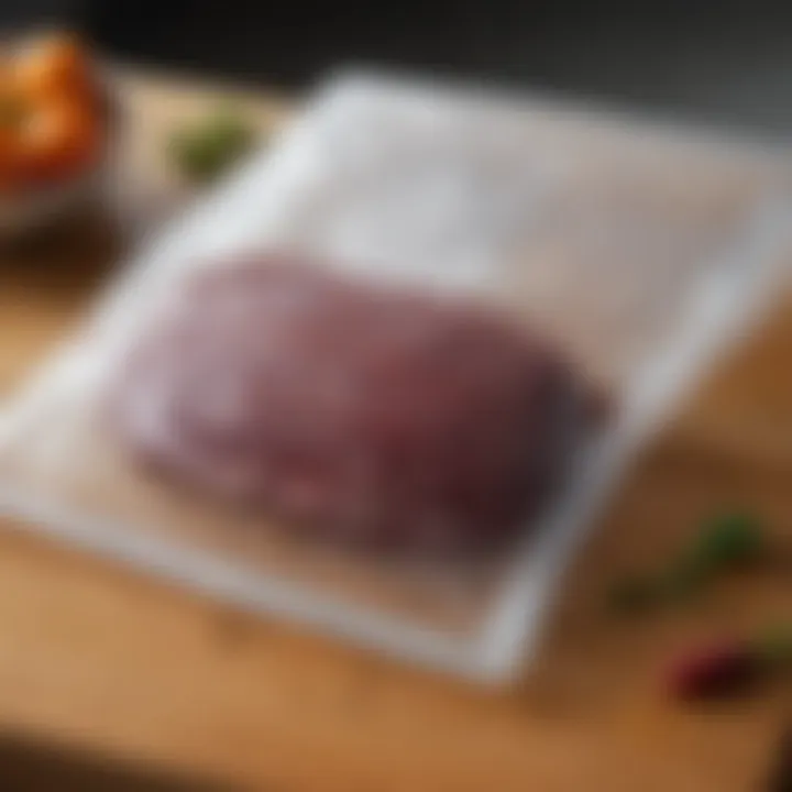 Demonstration of sealing a vacuum bag using a vacuum sealer