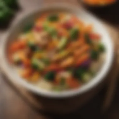 Vibrant Vegetable Stir-Fry Colorful vegetable stir-fry packed with nutrition