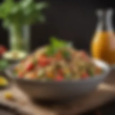 Quinoa Salad Delight Delicious quinoa salad rich in flavor