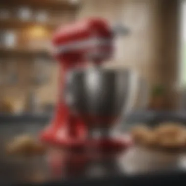 Stylish Tool in Kitchen Stylish KitchenAid tool enhancing kitchen aesthetics